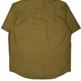 Carhartt Short Sleeve Shirt - Large Khaki Cotton