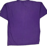 Los Angeles Kings Softwear Single Stitch T-Shirt - Large Purple Cotton Blend