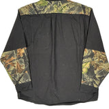 For The Outdoorsmen Trail Crest Camo Shirt - XL Black Cotton