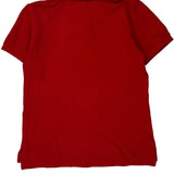 Age 4 Polo By Ralph Lauren Polo Shirt - 2XS Red Cotton