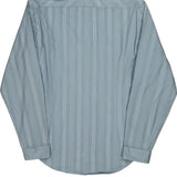 Guess Striped Shirt - Large Blue Cotton
