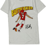 Buttkicker Charlie Hustle Single Stitch T-Shirt - XS Red Cotton