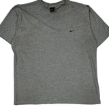 Nike T-Shirt - Large Gray Cotton