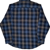 Timberland Checked Flannel Shirt - Large Brown Cotton