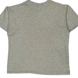 Weather Map Eagle Single Stitch T-Shirt - Large Gray Cotton