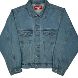 Wrangler Denim Jacket - XL Blue Cotton