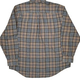 Nautica Checked Shirt - XL Red Cotton