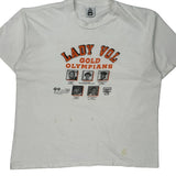 Lady Vol Gold Olympians Lee Graphic T-Shirt - XL White Cotton