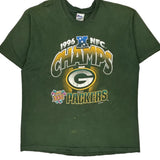 Green Bay Packers Pro Layer Single Stitch T-Shirt - 2XL Green Cotton