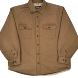 Woolrich Overshirt - XL Brown Cotton