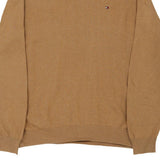 Tommy Hilfiger V-neck Jumper - XL Beige Cotton
