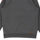 Age 12 Napapijri Spellout Sweatshirt - Large Grey Cotton