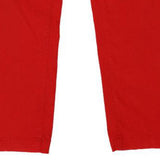 Lacoste Slim Fit Trousers - 34W 33L Red Cotton