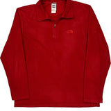 The North Face Fleece - XL Red Polyester