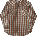 Levis Checked Shirt - Large Brown Cotton