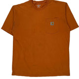 Carhartt T-Shirt - Medium Orange Cotton