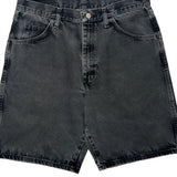 Wrangler Denim Shorts - 32W 9L Grey Cotton