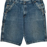 Dickies Cargo Denim Shorts - 36W 11L Blue Denim