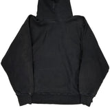 Made In USA Majestic College Hoodie - Large Black Cotton