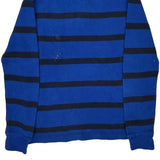 Age 10-12 Polo By Ralph Lauren Striped Rugby Shirt - Large Blue Cotton
