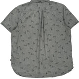 The North Face Short Sleeve Shirt - XL Grey Cotton