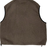 Woolrich Fleece Vest - 2XL Brown Polyester