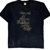 Hotel-Casino Las Vegas Superior Idealine Single Stitch T-Shirt - XL Black Cotton