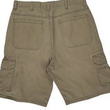 Wrangler Cargo Shorts - 36W 11L Khaki Cotton