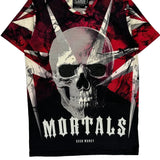 Mortals Cash Money Graphic T-Shirt - Medium Multicoloured Polyester
