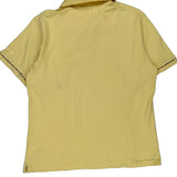 Burberry Polo Shirt - Large Yellow Cotton