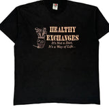 Fruit Of The Loom Single Stitch T-Shirt - XL Black Cotton Blend
