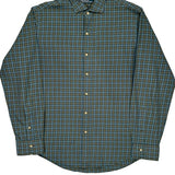 Polo By Ralph Lauren Checked Shirt - Large Blue Cotton