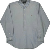 Ralph Lauren Shirt - Large Gray Cotton