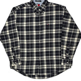 Tommy Hilfiger Checked Shirt - XL Black & White Cotton