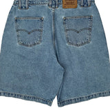 Levis Cargo Shorts - 34W 9L Blue Cotton