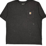 Carhartt T-Shirt - XL Gray Cotton