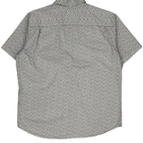 Levis Floral Short Sleeve Shirt - Large White Cotton