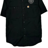 Carhartt Short Sleeve Shirt - Small Black Cotton