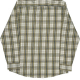 Lee Checked Shirt - Large Beige Cotton