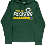 Green Bay Packers Nfl Hoodie - Large Green Cotton