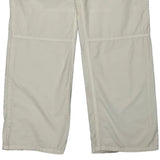 Armani Exchange Cargo Cargo Trousers - 34W 31L Cream Cotton