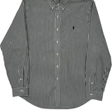 Ralph Lauren Striped Shirt - XL Black & White Cotton