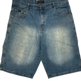 Hawk Denim Shorts - 42W 12L Blue Cotton