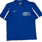 Age 12 Union Soccer League Nike Football Shirt - Medium Blue Polyester