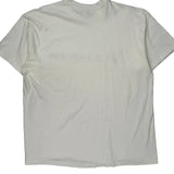Hanes Single Stitch T-Shirt - XL White Cotton