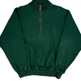 Starter 1/4 Zip - Medium Green Cotton