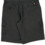 Dickies Cargo Shorts - 36W 12L Grey Cotton Blend