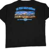 Las Vegas Harley Davidson Graphic T-Shirt - XL Black Cotton