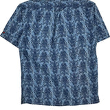 Tommy Hilfiger Short Sleeve Shirt - Large Blue Cotton