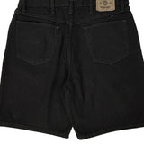 Wrangler Denim Shorts - 34W 9L Black Cotton